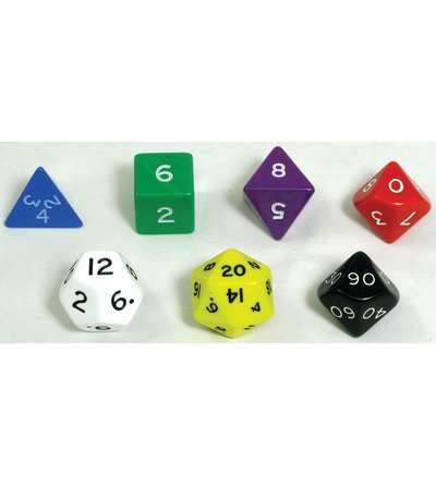 Jumbo Polyhedral Dice