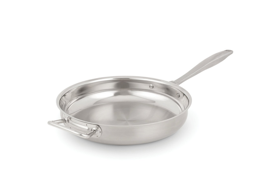 12 ½-inch Intrigue® stainless steel frying pan in natural finish