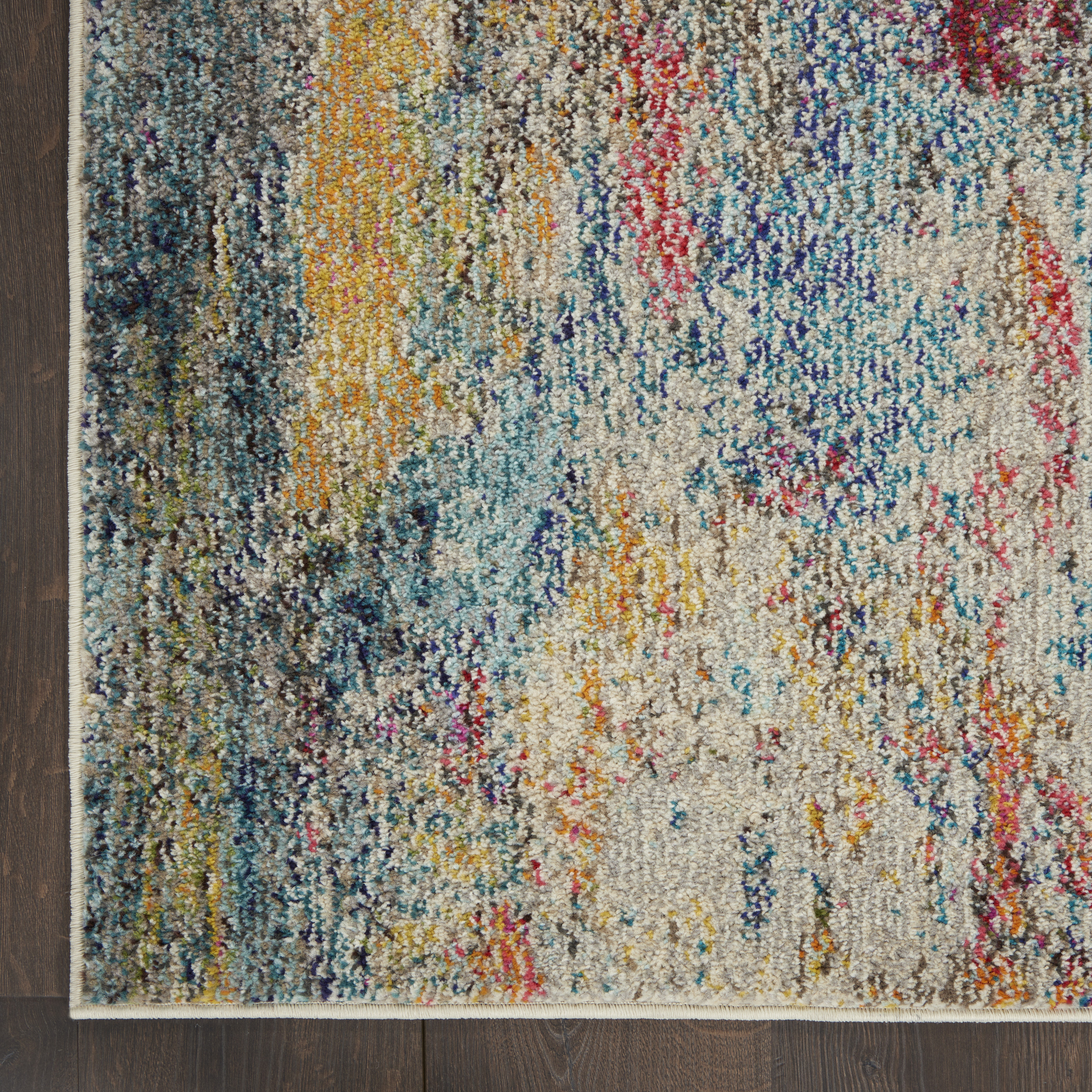 Nourison Celestial 5'3" x 7'3" Multicolor Modern Indoor Rug