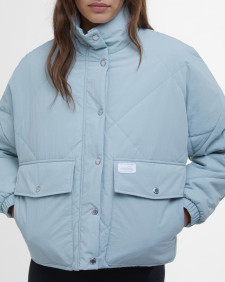 Zola Quilted Jacket Light Steel Blue/Silver Birch