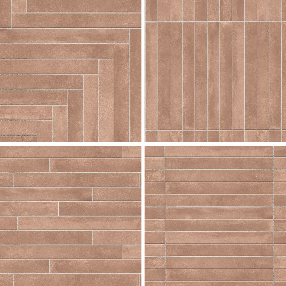Tucson Cotto 1-7/8 in. x 17-3/4 in. Porcelain Floor and Wall Tile