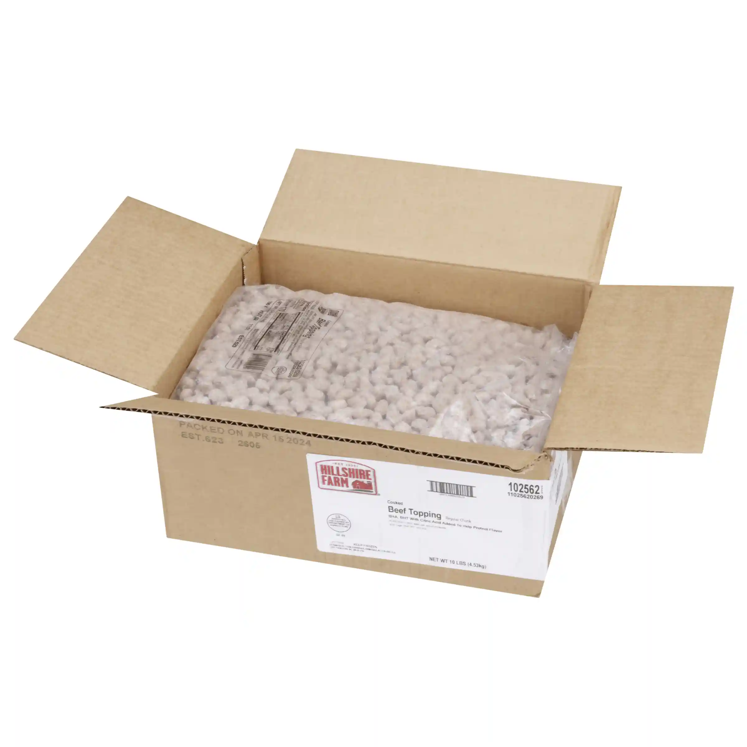 Hillshire Farm® Cooked Beef Topping, Regular Chunk_image_4