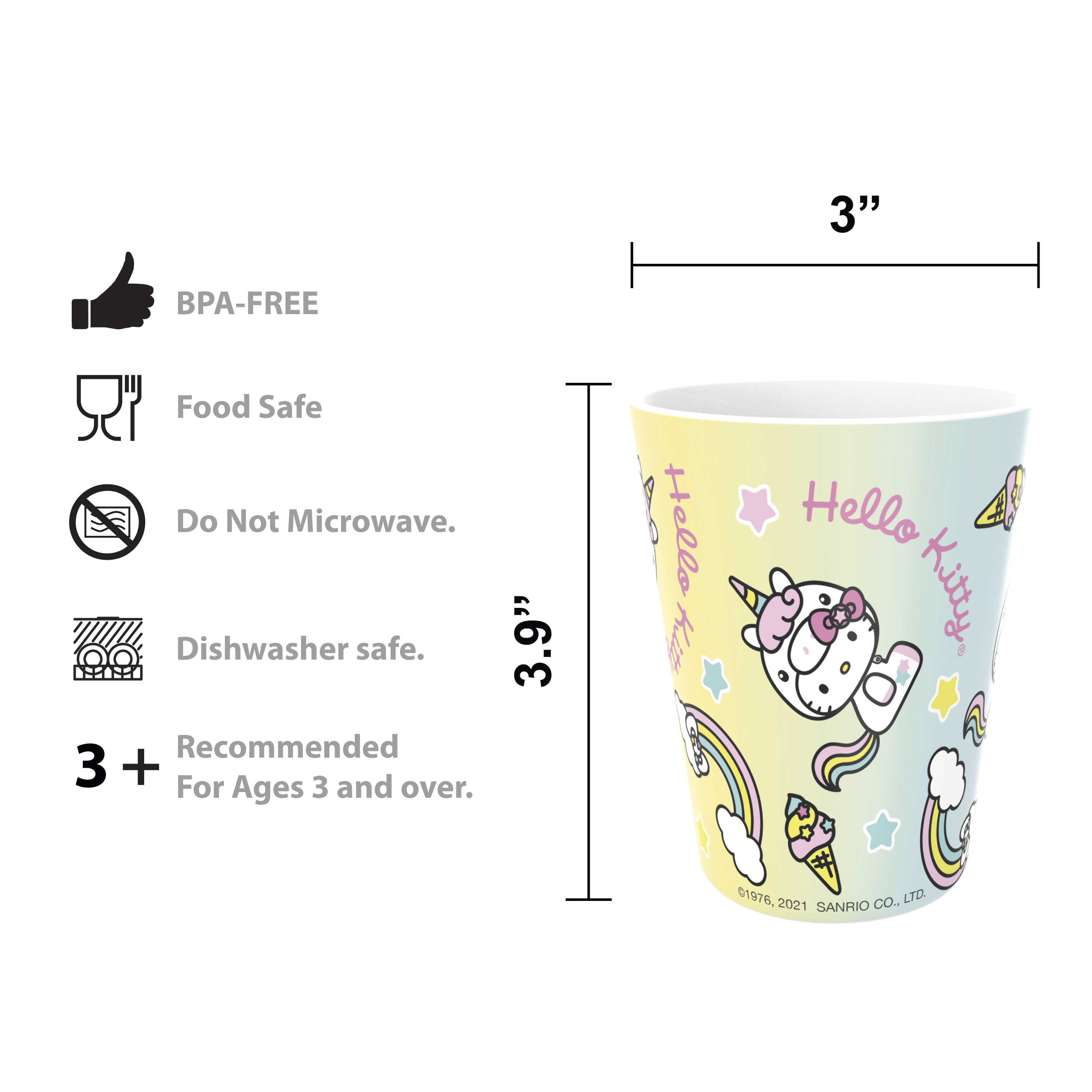 Sanrio Dinnerware Set, Hello Kitty, 5-piece set slideshow image 7 Sanrio Dinnerware Set, Hello Kitty, 5-piece set slideshow image 7