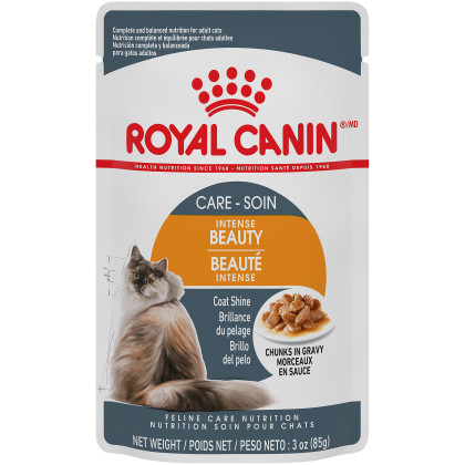 Royal Canin Feline Care Nutrition Intense Beauty Chunks in Gravy Pouch