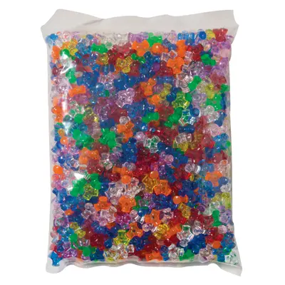 Creativity Street  Tri-Beads, Assorted Colors,  Approx. 3/8", 1000 Pieces