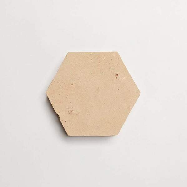 clé zellige | hex | unfinished | natural (unglazed) | sample 