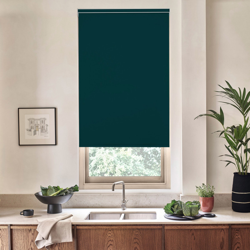 Zelda Teal Roller Blind