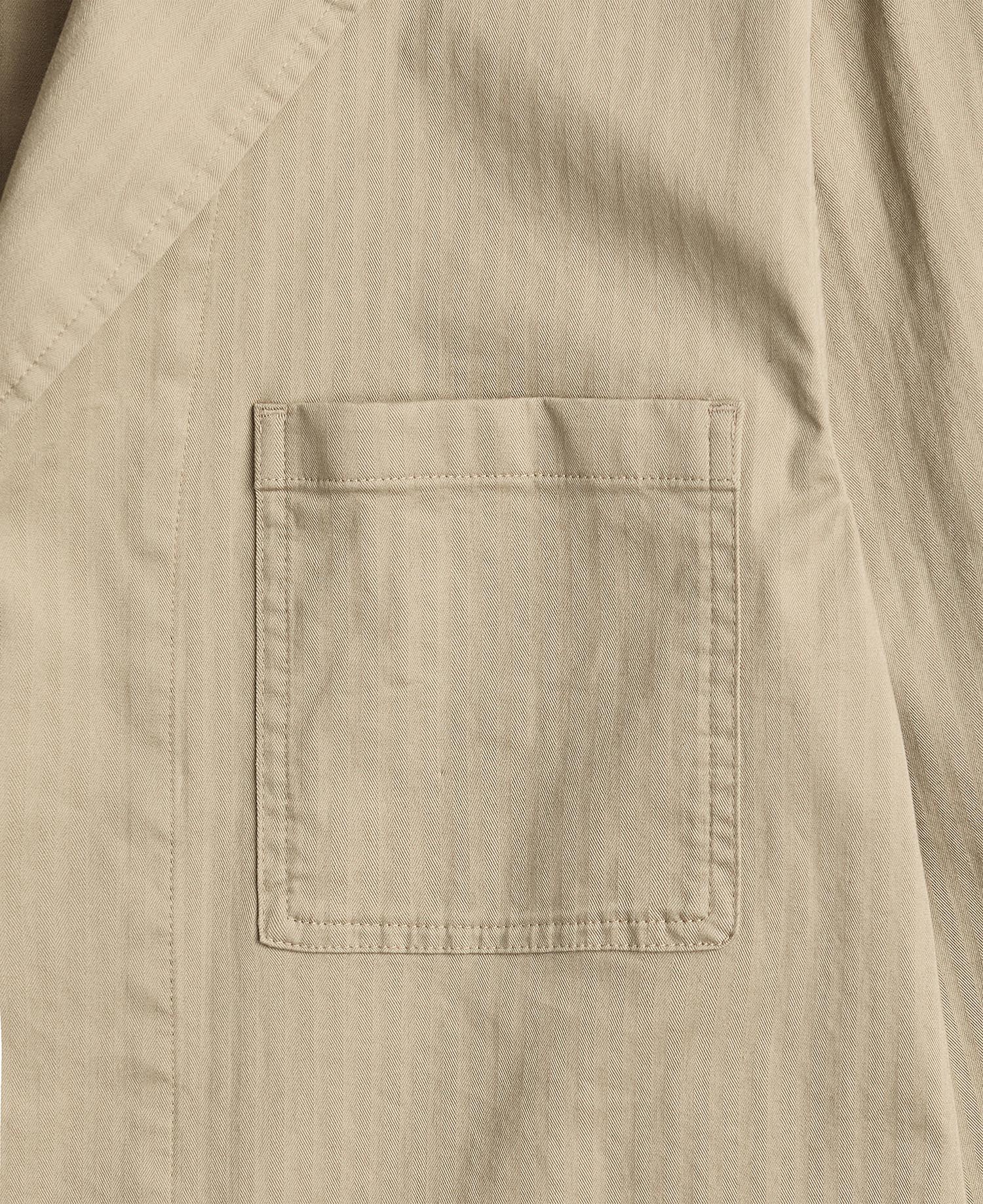 Herringbone Cotton Worker Jacket image number 7