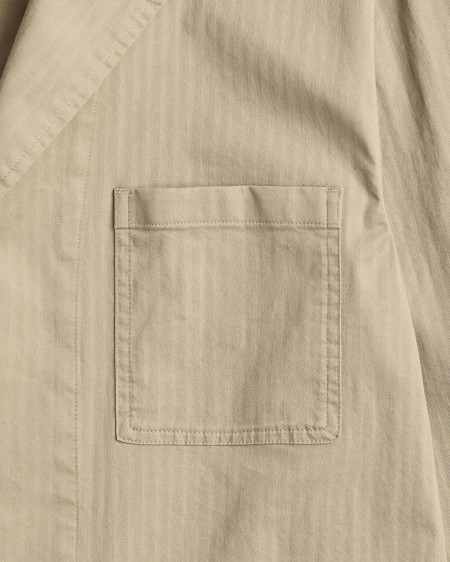 Herringbone Cotton Worker Jacket