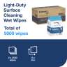 Tork, Everwipe Light-Duty Surface Cleaning Wet Wipe Jumbo Rolls,  2500 Wipes/Container