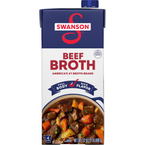 Swanson® 100% Natural Beef Broth, 32 oz Carton (12 Pack)