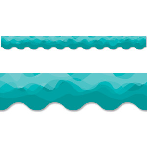 Waves of Teal EZ Border