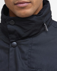 Sapper Waxed Jacket Black-Classic