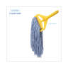Boardwalk, Standard Synthetic Cut-End Wet Mop Head with 1" Headband, #24, Blue