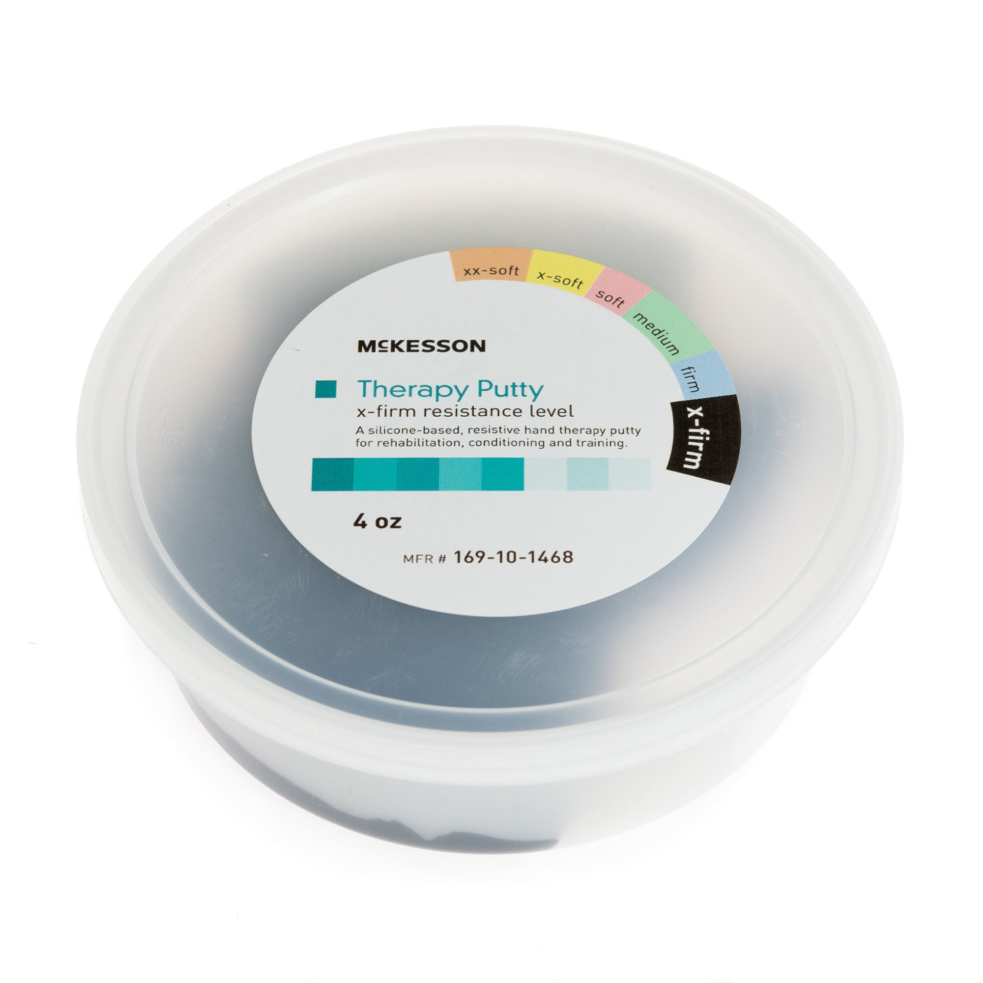 McKesson Therapy Putty, Black, Extra Firm, 4-ounce Container