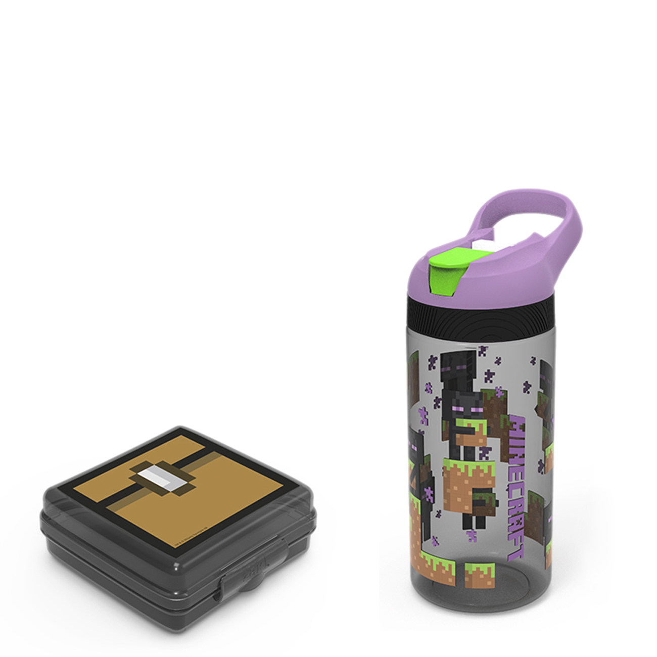 Minecraft Kid’s Lunch Set, Steve and Alex, 2-piece set image