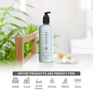 Diversified Hospitality, Acquavera Infuse White Tea and Coconut Hand Wash Liquid Soap,  400 mL Pump Bottle