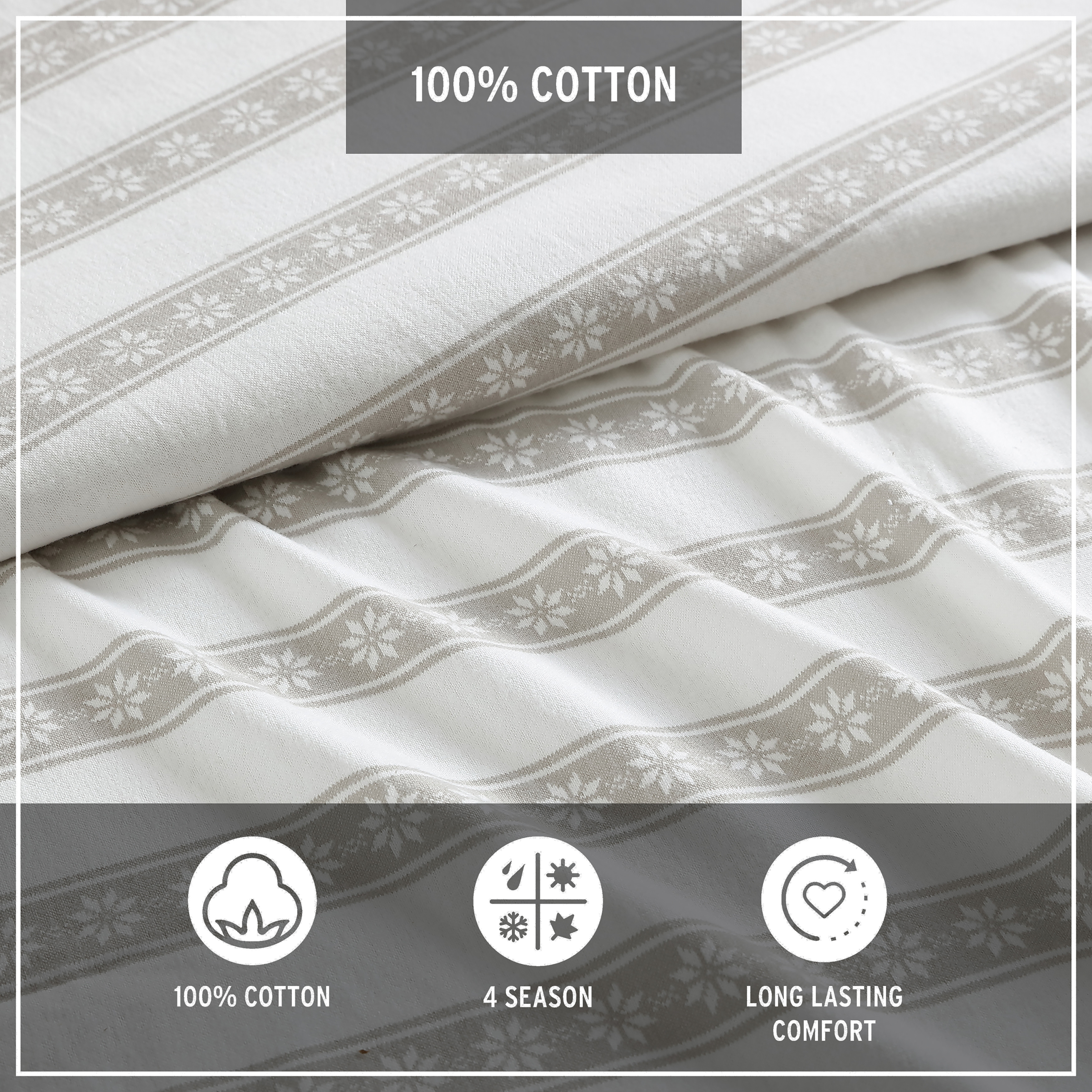 Eddie Bauer 100% Cotton Flannel Sheet Set - Picture 33 of 38