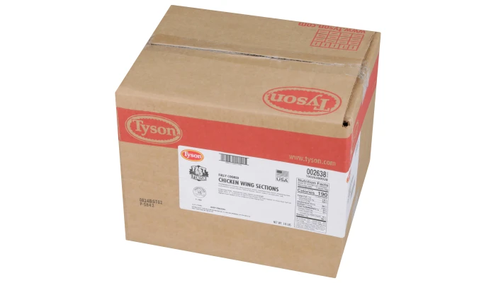 Tyson® Fast Finish® Fully Cooked Coated Bone-In Chicken Wing Sections, Jumbo_image_5