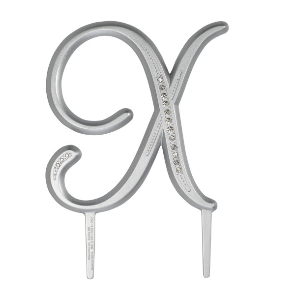 4.5" X Diamond Letter Monogram
