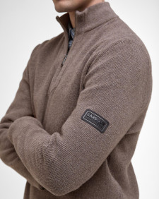 Crawley Half-Zip Jumper Brindle