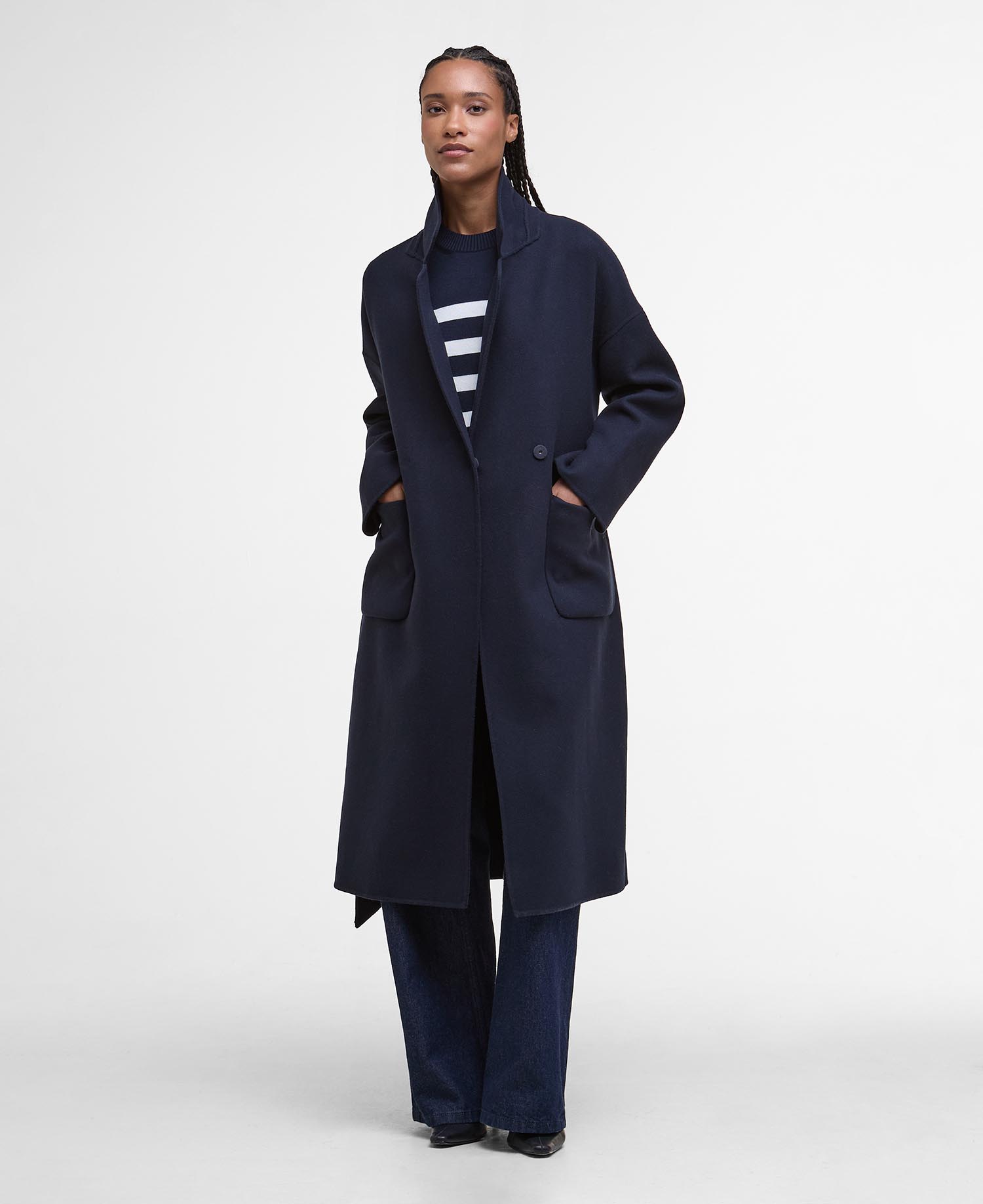 Cappotto avvolgente in lana Rachel image number 0