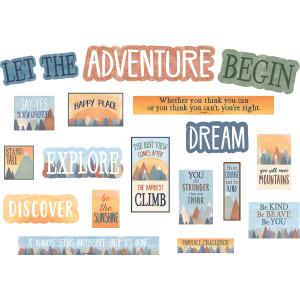 Moving Mountains Let the Adventure Begin Mini Bulletin Board Set