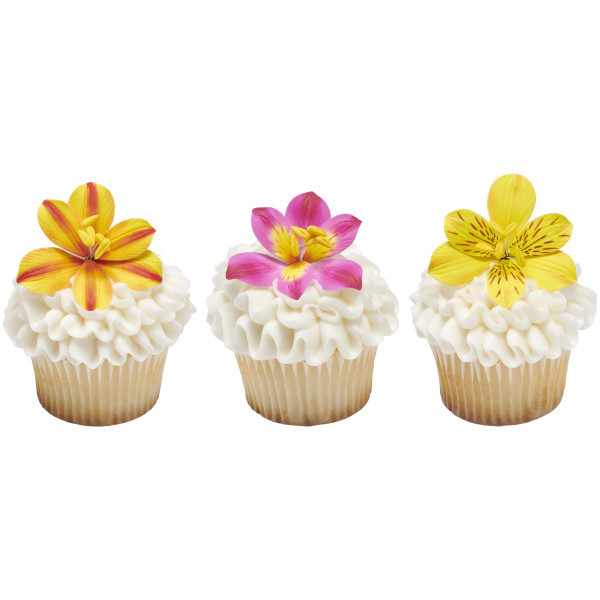 Bright Lilies Gum Paste Flowers