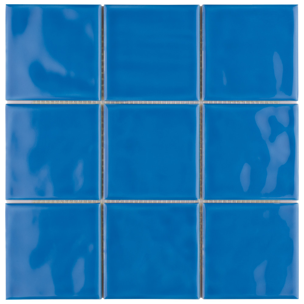 Twist Square Blue Sky 11-3/4 in. x 11-3/4 in. Ceramic Mosaic Tile