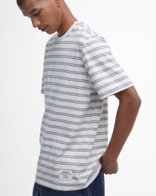 Elderslie Relaxed Striped T-Shirt Whisper White