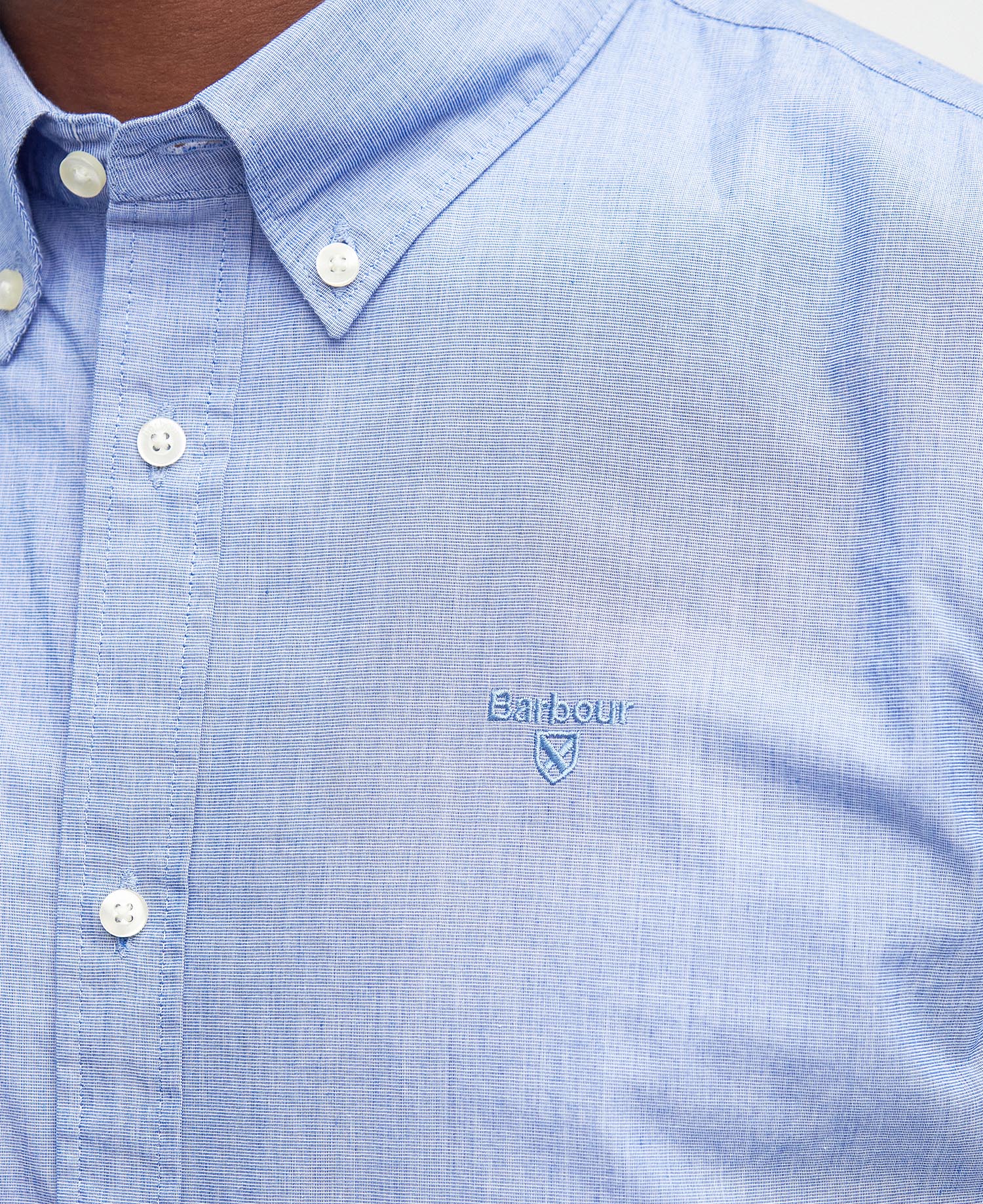 Camicia leggermente aderente Crest Poplin image number 4