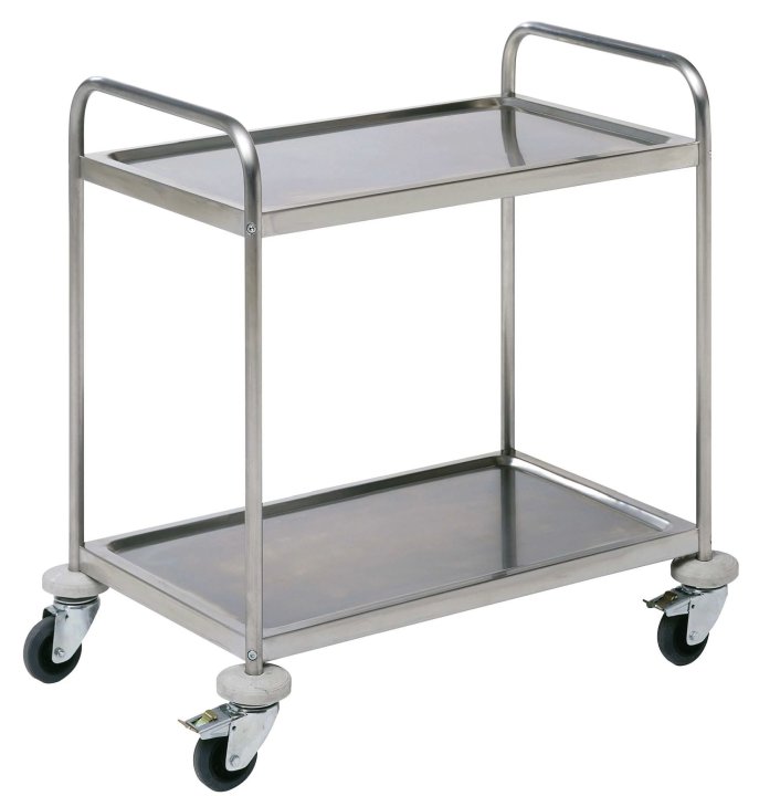 Light Disassembled Trolley 93 x 61 cm with 2 levels