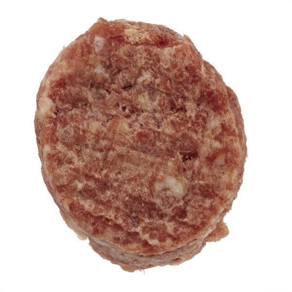 JENNIE-O(r) All Natural Premium Dark Turkey Burger Puck, 32 pc . C1C1 - Front Center In Package (Hi Res)