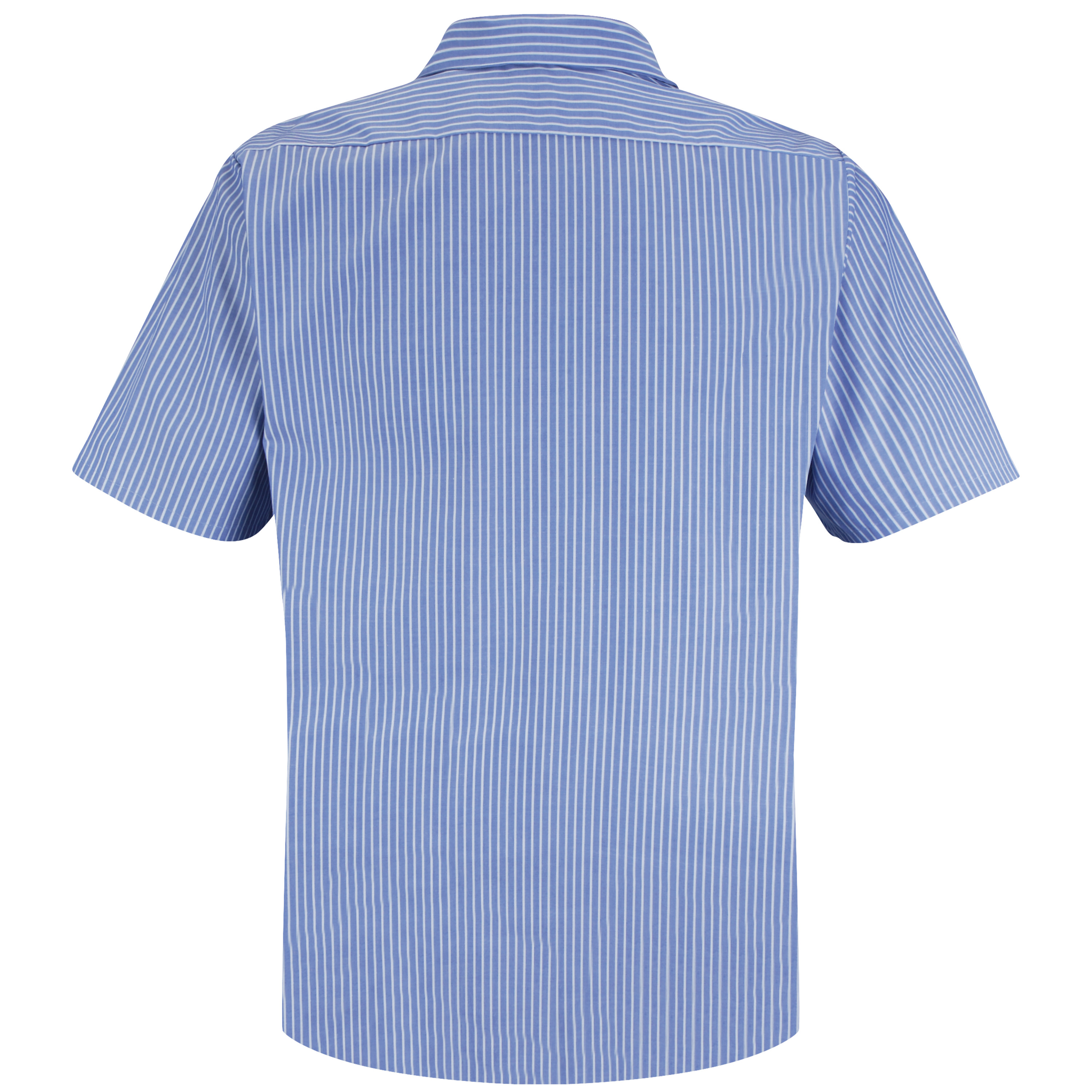 Red Kap Men's Short Sleeve Striped Work Shirt - Picture 14 of 25