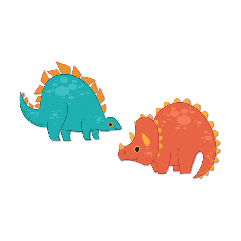 Dino Quest Paper Cut-Outs, 36 Pieces