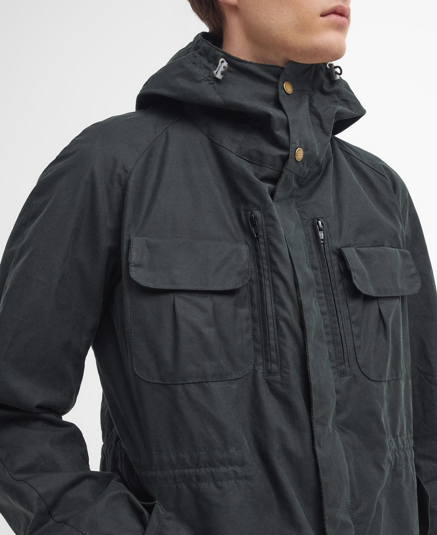 Barbour x TO KI TO Bicycle Waxed Jacket image number 5