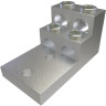PB Series Panelboard Stack Lug Aluminum Electro Tin-Plated 1/2 in. Stud 1/2 in. Hex 4-Port 5.687 L x 3.06 W x 3 in. H