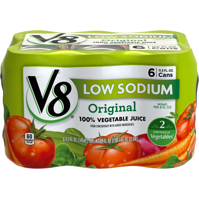 Low Sodium 100% Vegetable Juice