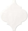 Playscapes Meringue 6″ Arabesque Wall Tile Glossy