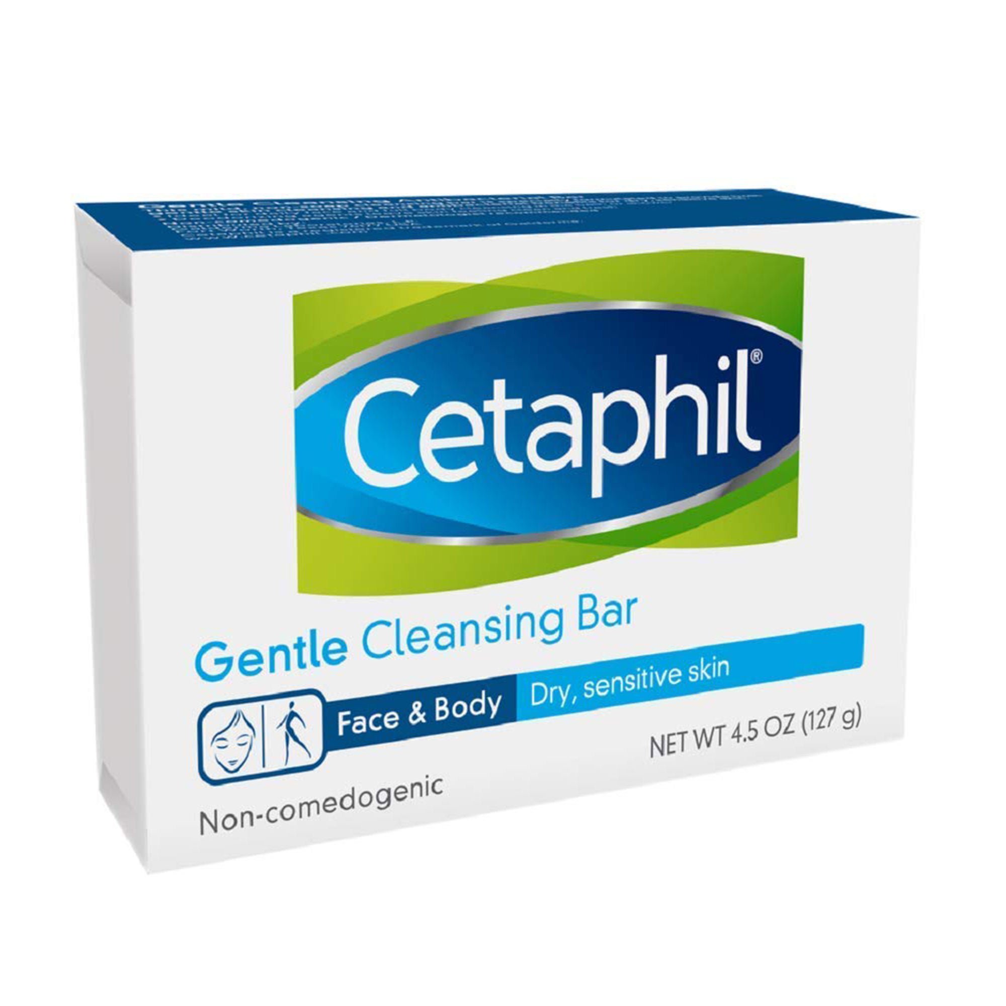 Cetaphil® Gentle Cleansing Bar Dry to Normal, Sensitive Skin, Noncomedogenic