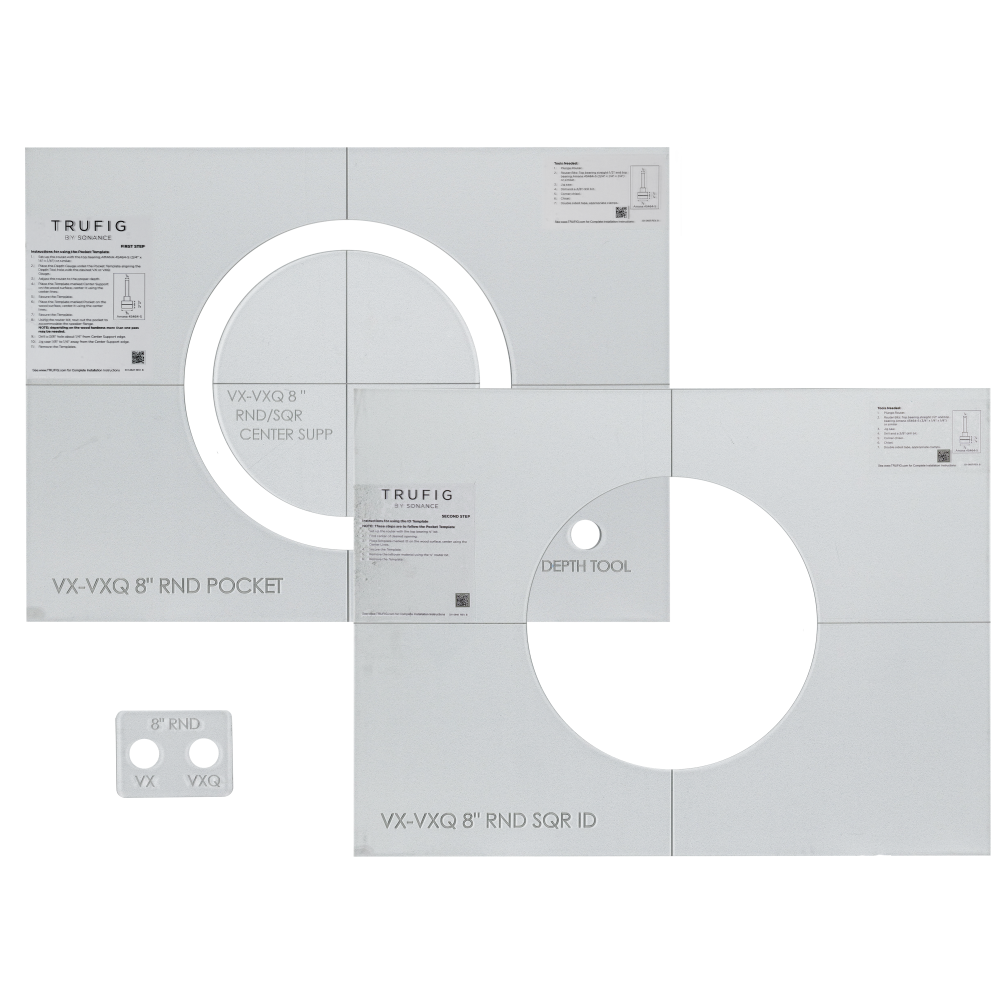 TRUFIG ROUTER TEMPLATE FOR VX-VXQ-PPX 8" ROUND