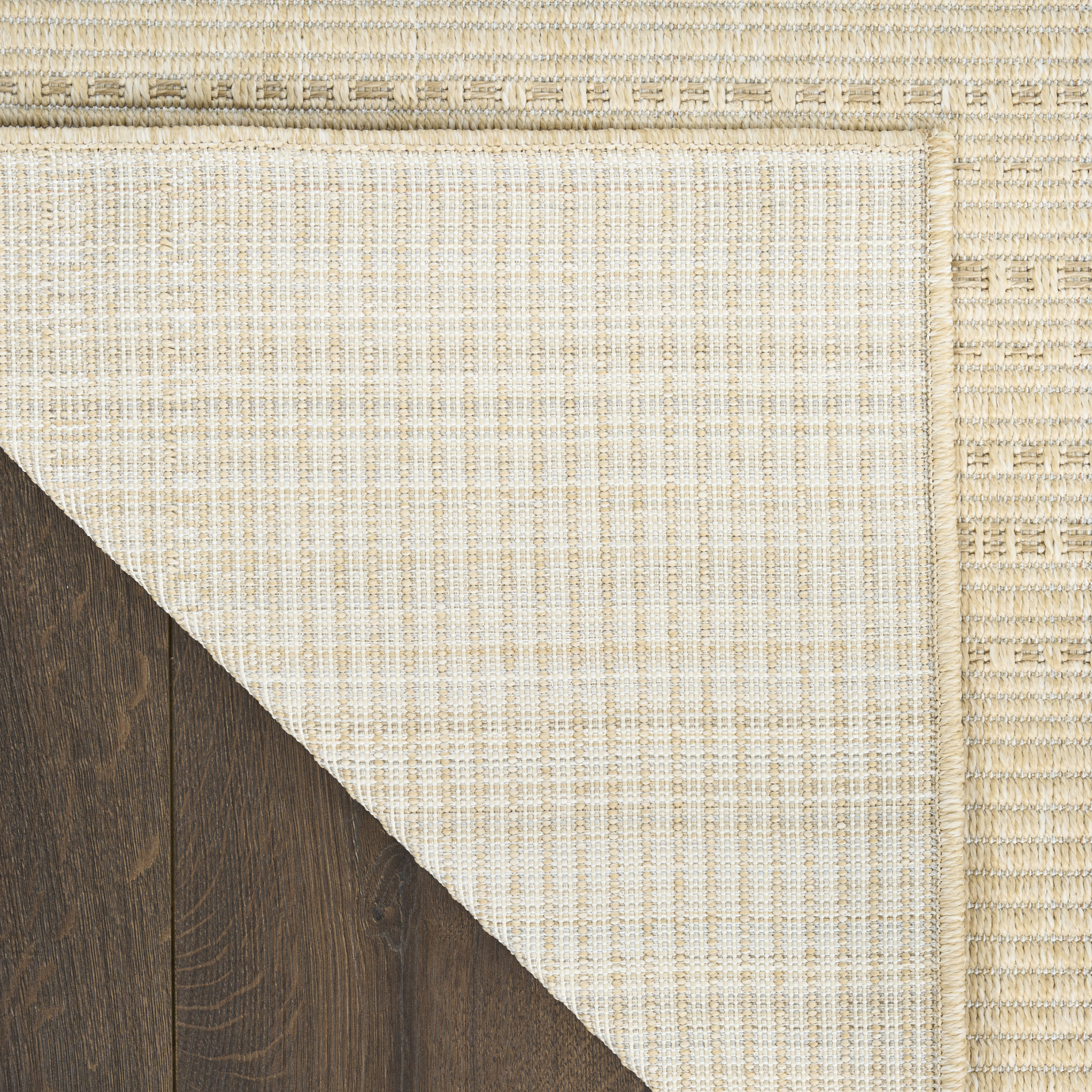 Nourison Tulum 2'2" x 10' Cream Outdoor Rug