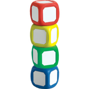 Write-On Wipe-Off Dice - Small - Set of 4