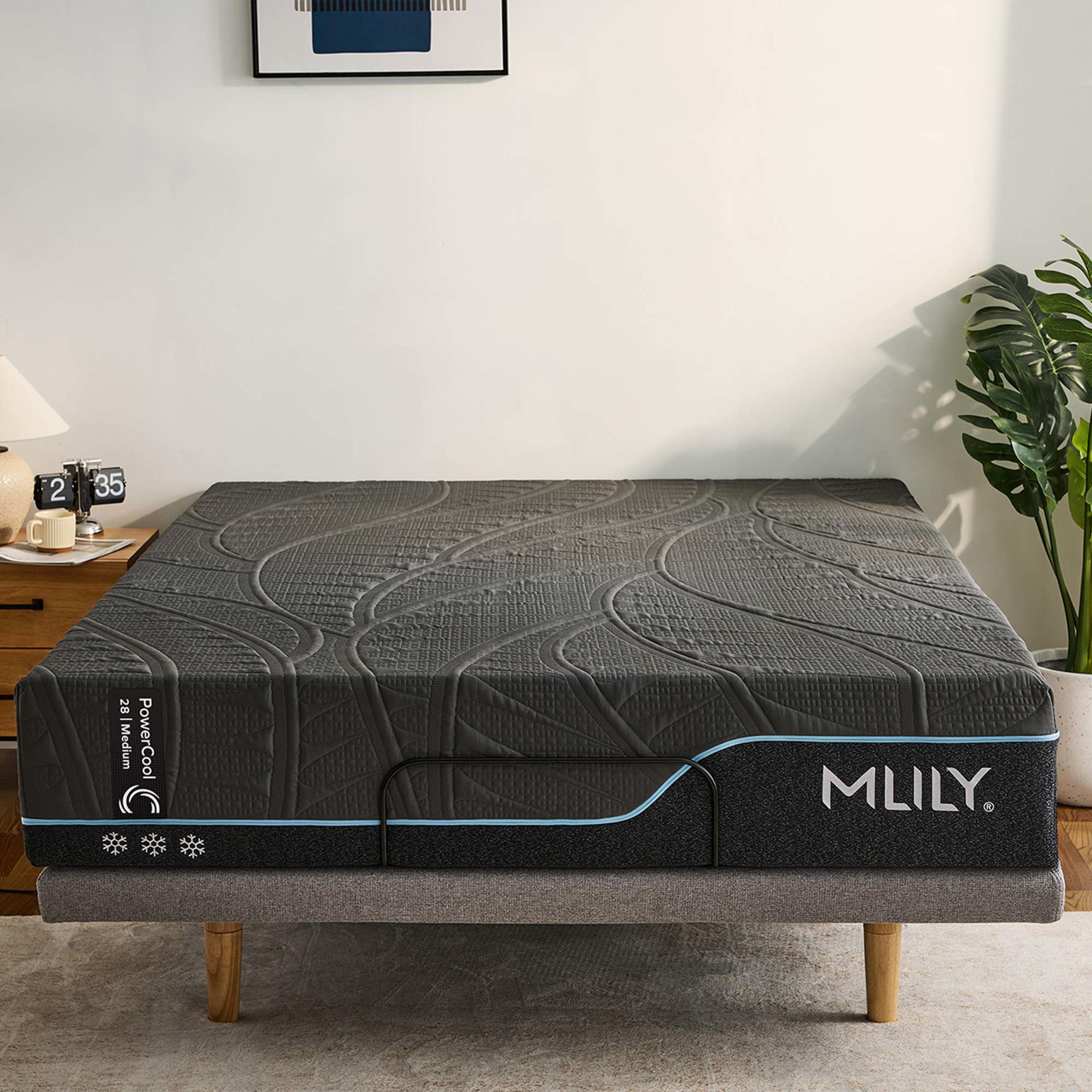 Lifestyle image of the  Mlily Powercool 28 Mattress, Medium from Forty Winks