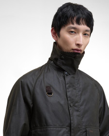 Spey Slim Waxed Jacket Olive