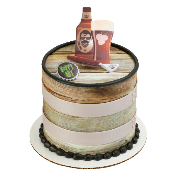 Wood Grain PhotoCake® Edible Image®