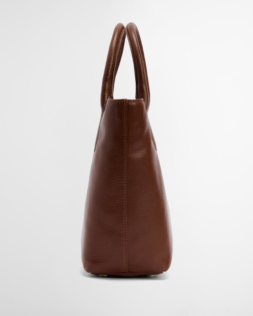 Birch Leather Tote Bag Brown