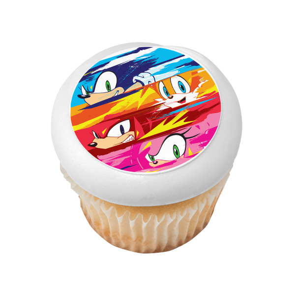 Sonic Life in the Fast Lane PhotoCake® Edible Image®