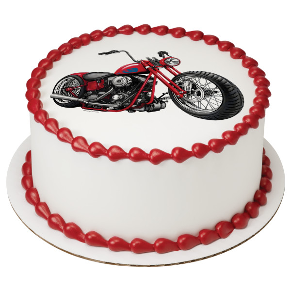 Motorcycle PhotoCake® Edible Image®