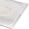 Carlisle, DuraPan, Steam Table Hotel Pan Center Hinged Cover Full-Size, Chrome